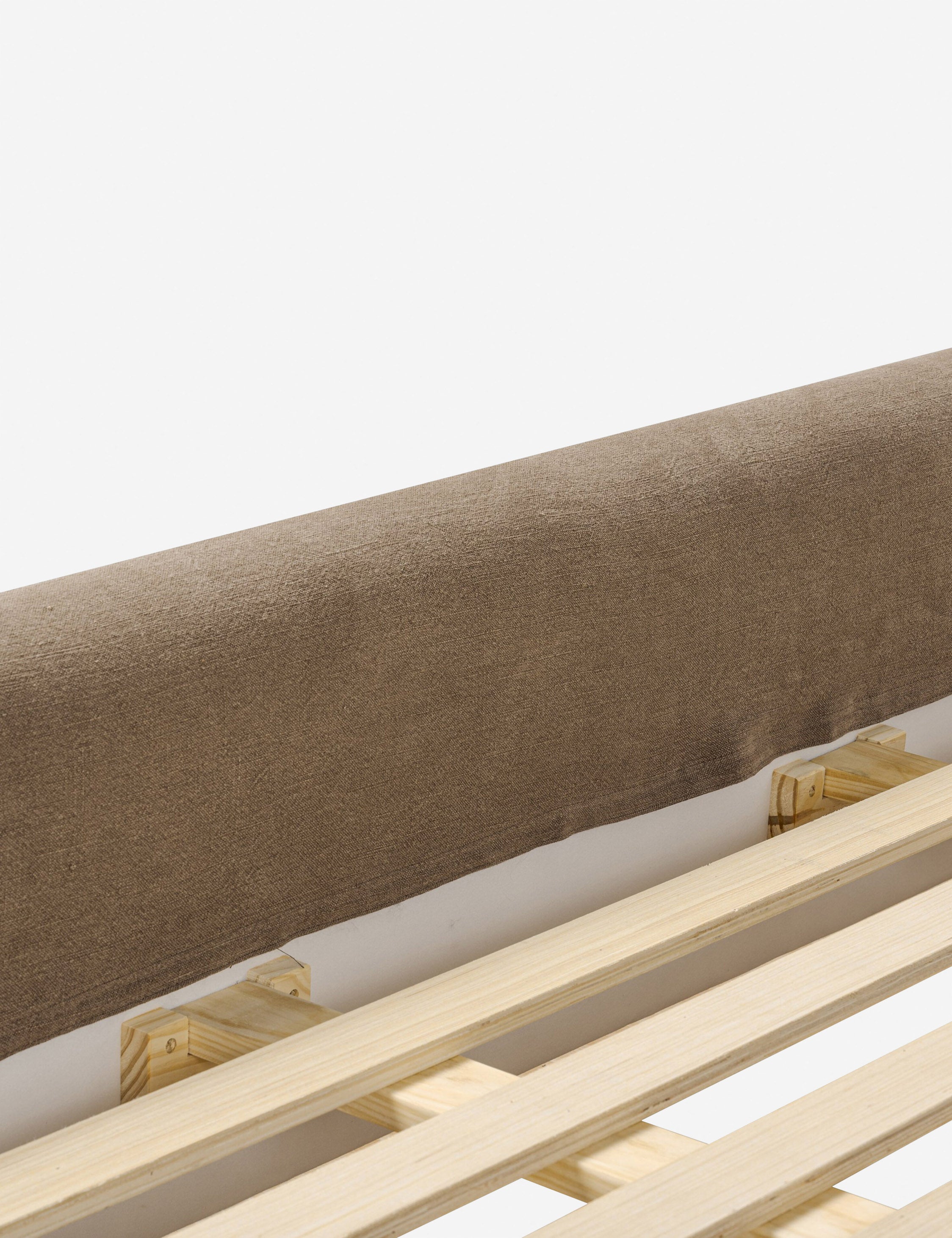 Dalia Slipcover Bed by Amber Lewis x Four Hands - Modern Upholstered Bed Frame for Bedroom Decor - Perfect for Master Bedroom, Guest Room & Cozy Home Styling