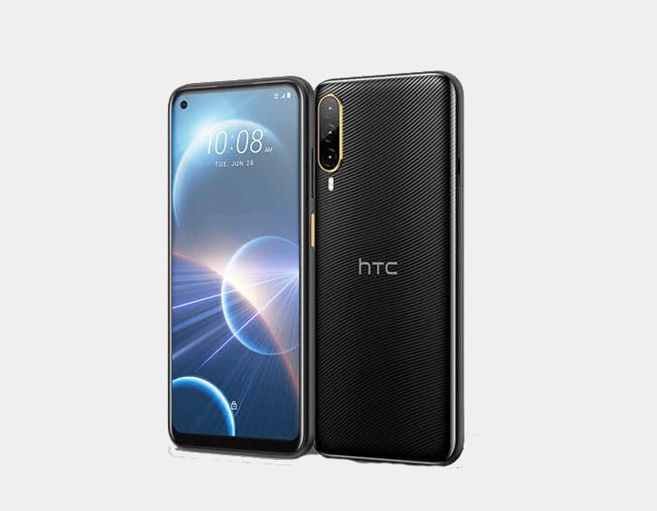 HTC Desire 22 Pro 5G Smartphone - 128GB ROM 8GB RAM, Dual SIM GSM Unlocked (Black) - Perfect for Gaming, Streaming & Business Use