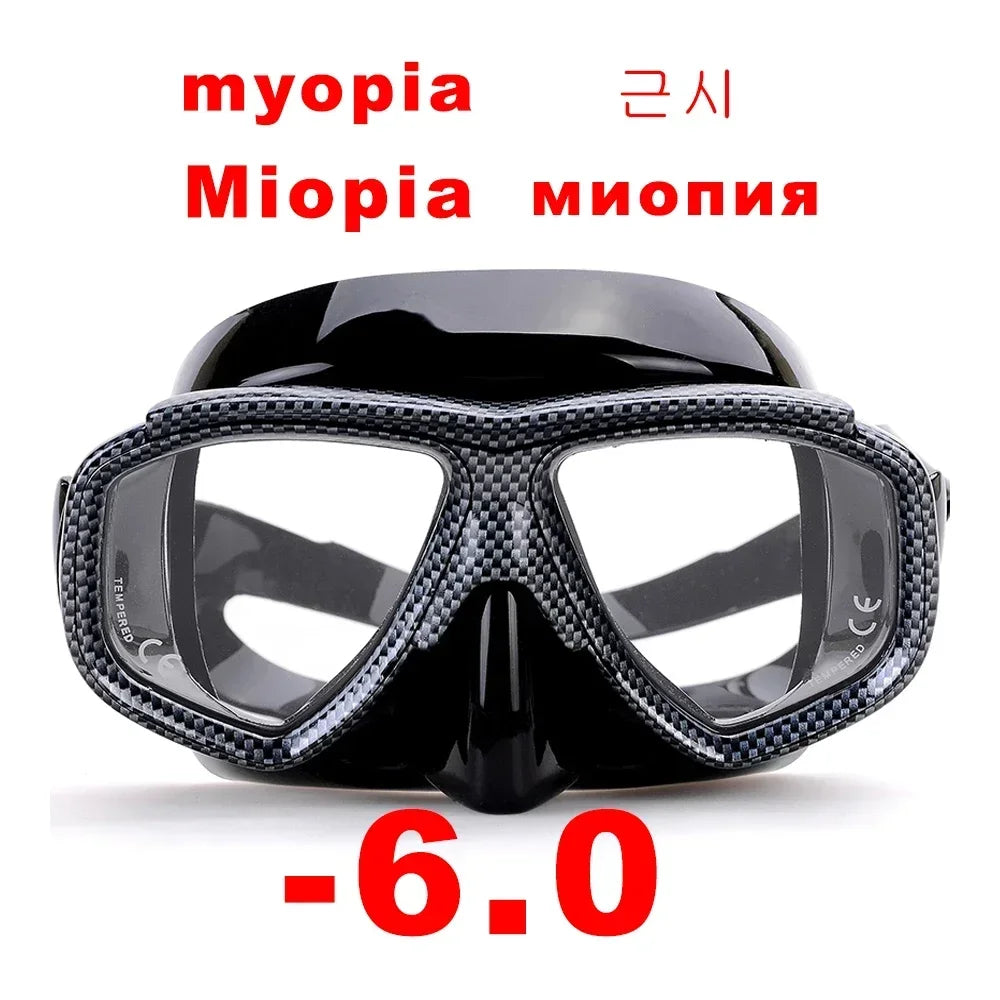 Aleefa Unisex Swim Goggles with Tempered Glass Lens & Silicone Frame - Anti-Fog Myopic Swimming Mask 64203 for Adults & Kids - Perfect for Pool, Beach, and Competitive Swimming
