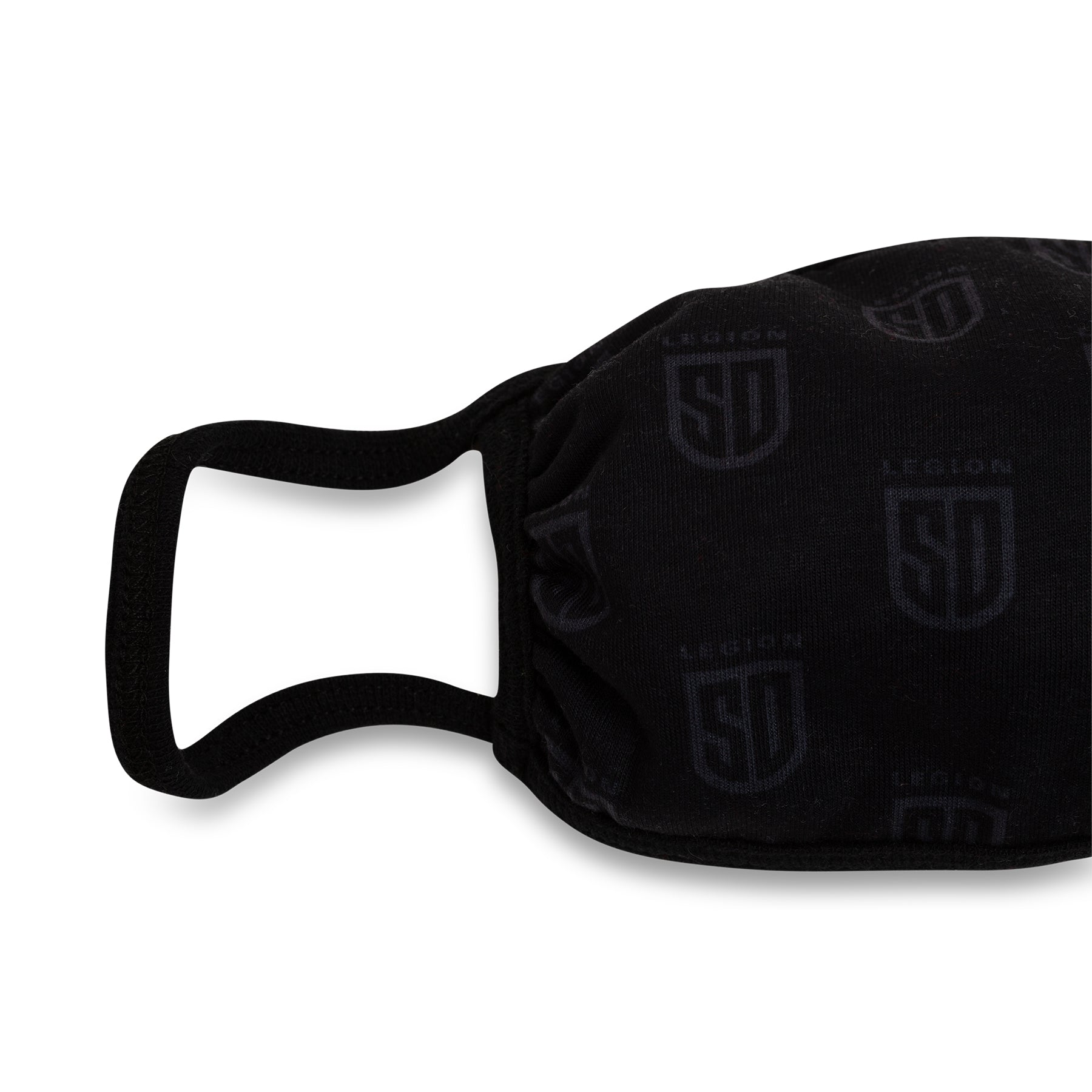 SD LEGION All Black Shield Face Mask - Reusable & Breathable for Outdoor Sports, Travel & Daily Protection