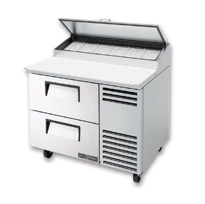 Commercial Refrigerated Pizza Prep Table - 44.5