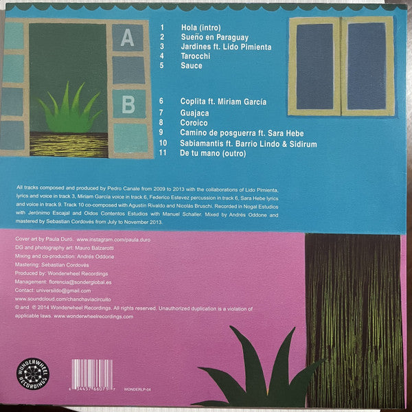 Chancha Via Circuito - Amansara LP Vinyl Album (VG+ Condition) | Electronic, Folktronica Music for Relaxation & Meditation