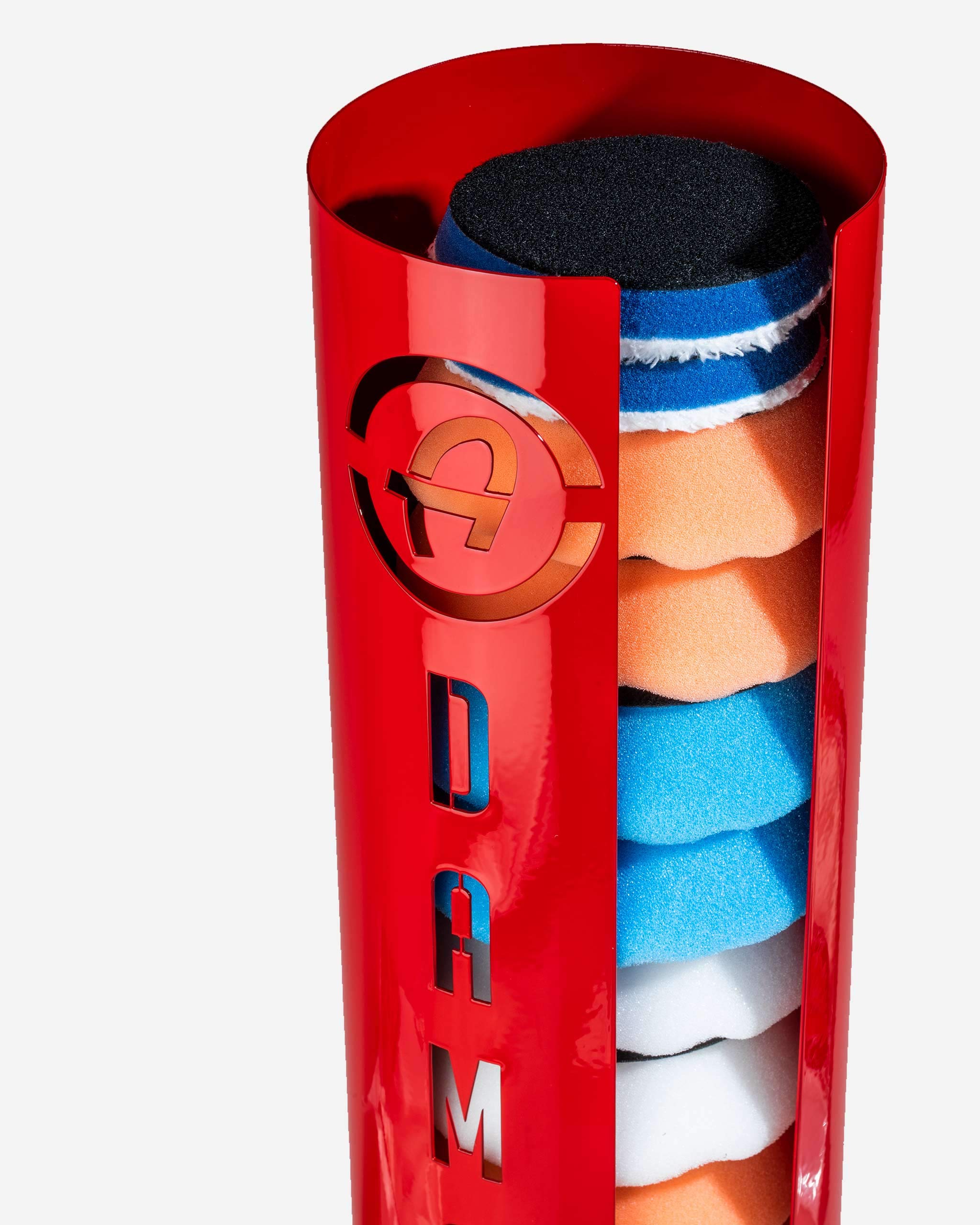 Adam's Polishes Polishing Pads Dispenser - Heavy Duty Steel Construction, All Metal Storage System for Car Detailing & Auto Polishing (4-Pack) - Perfect for Professional Detailers & DIY Enthusiasts