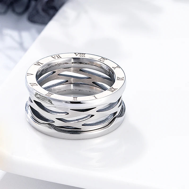 Domitilla Ring - Elegant Sterling Silver Stackable Ring for Women | Perfect for Everyday Wear, Gifts & Special Occasions