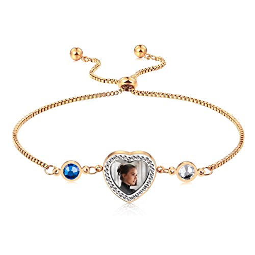 C3: 2 Birthstones + Rose Gold (Color Photo)