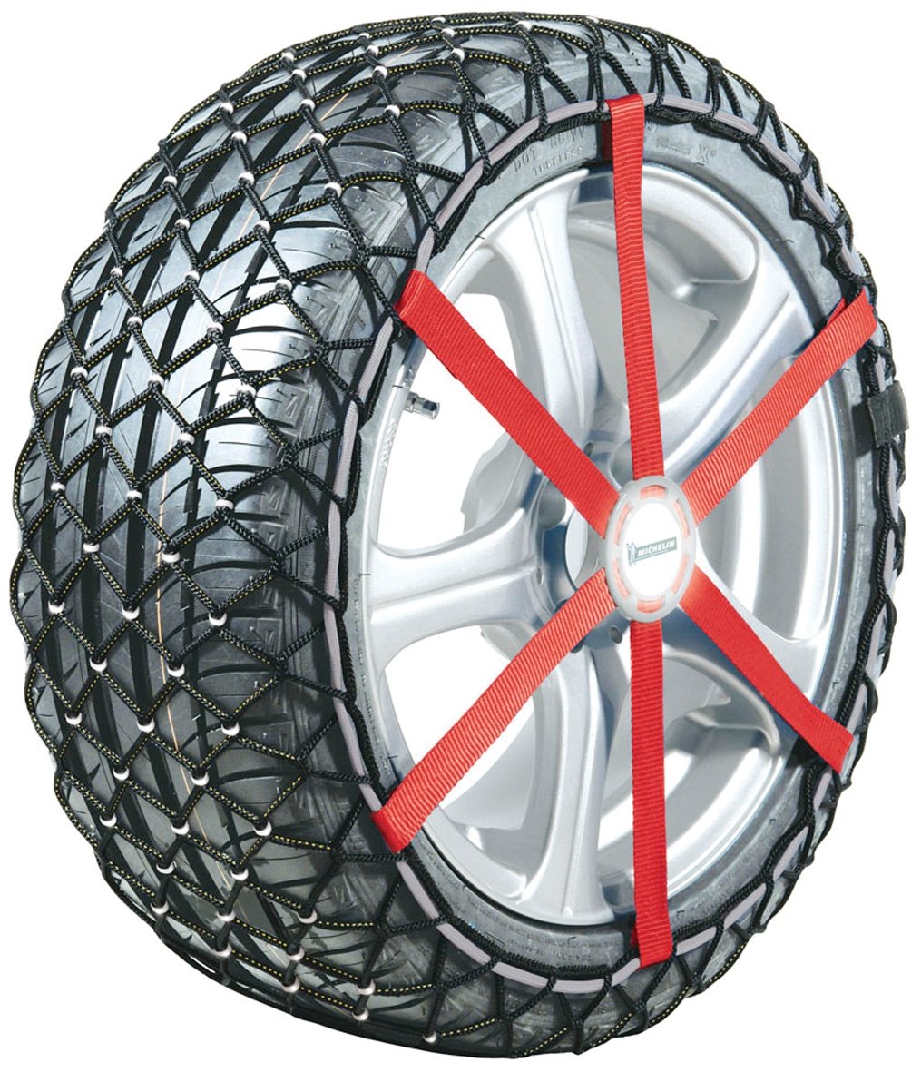 Michelin CUS7906 Easy Grip Snow Chains - Size G12 for Cars & SUVs | Winter Tire Traction for Snow & Ice | Safe Driving in Mountain & Icy Road Conditions