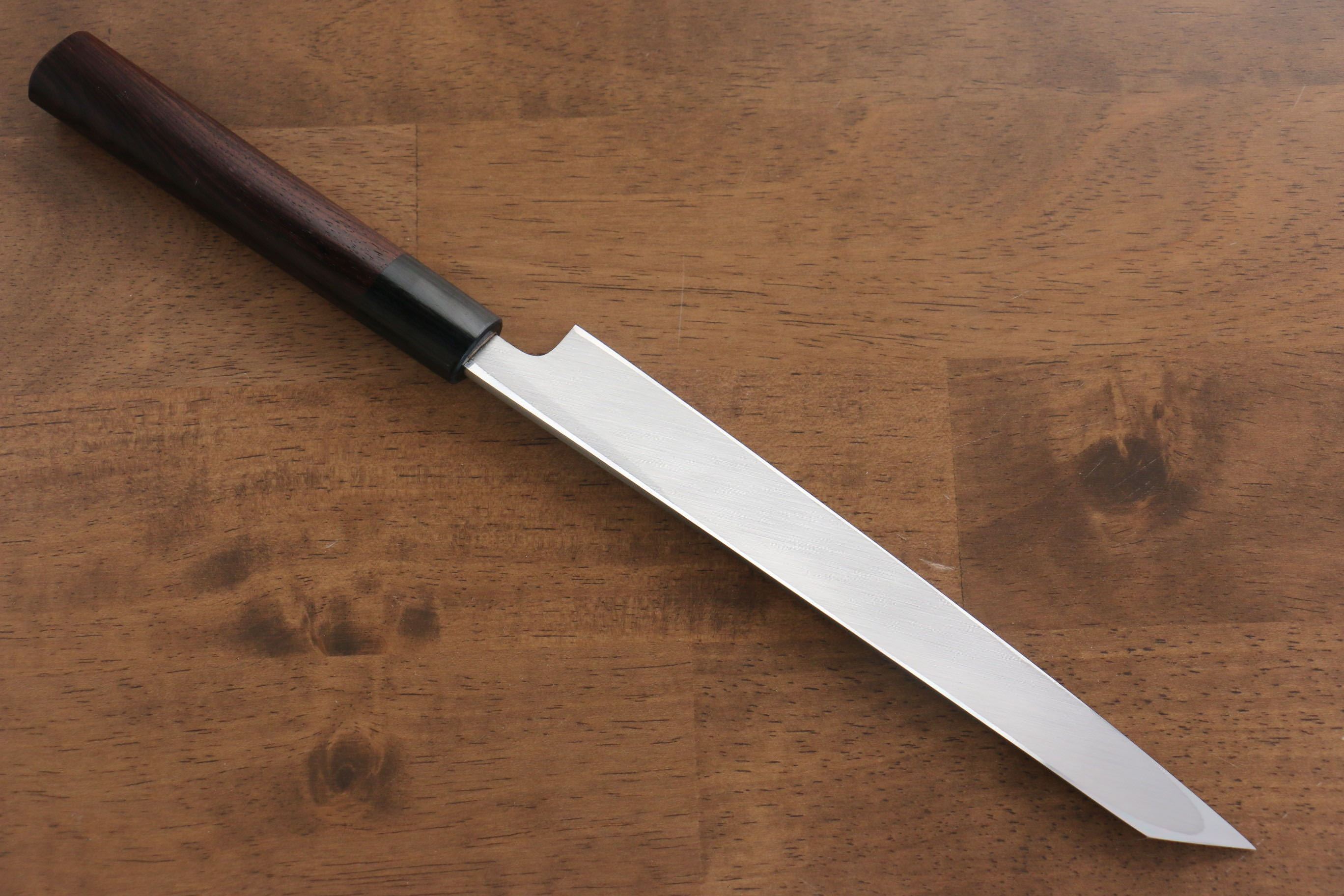 Premium Jikko White Steel No.2 Kiritsuke Yanagiba 210mm - Japanese Chef Knife with Ebony Handle for Sushi, Sashimi & Precision Cutting - Perfect for Professional Chefs & Home Cooks