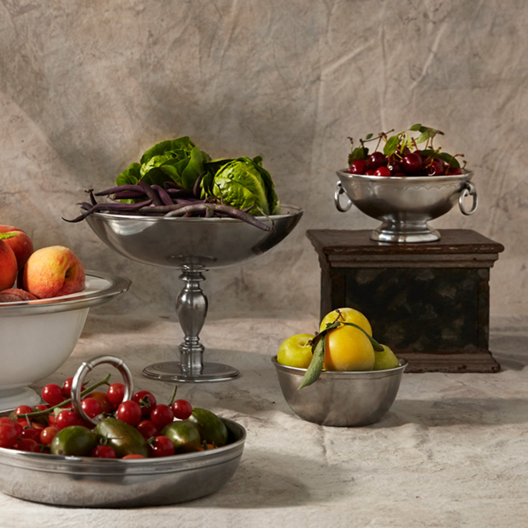Small Pewter Snack Bowl - Elegant Handcrafted Tin Alloy Serving Dish for Nuts, Candy & Appetizers | Perfect for Parties, Home Decor & Gift Giving