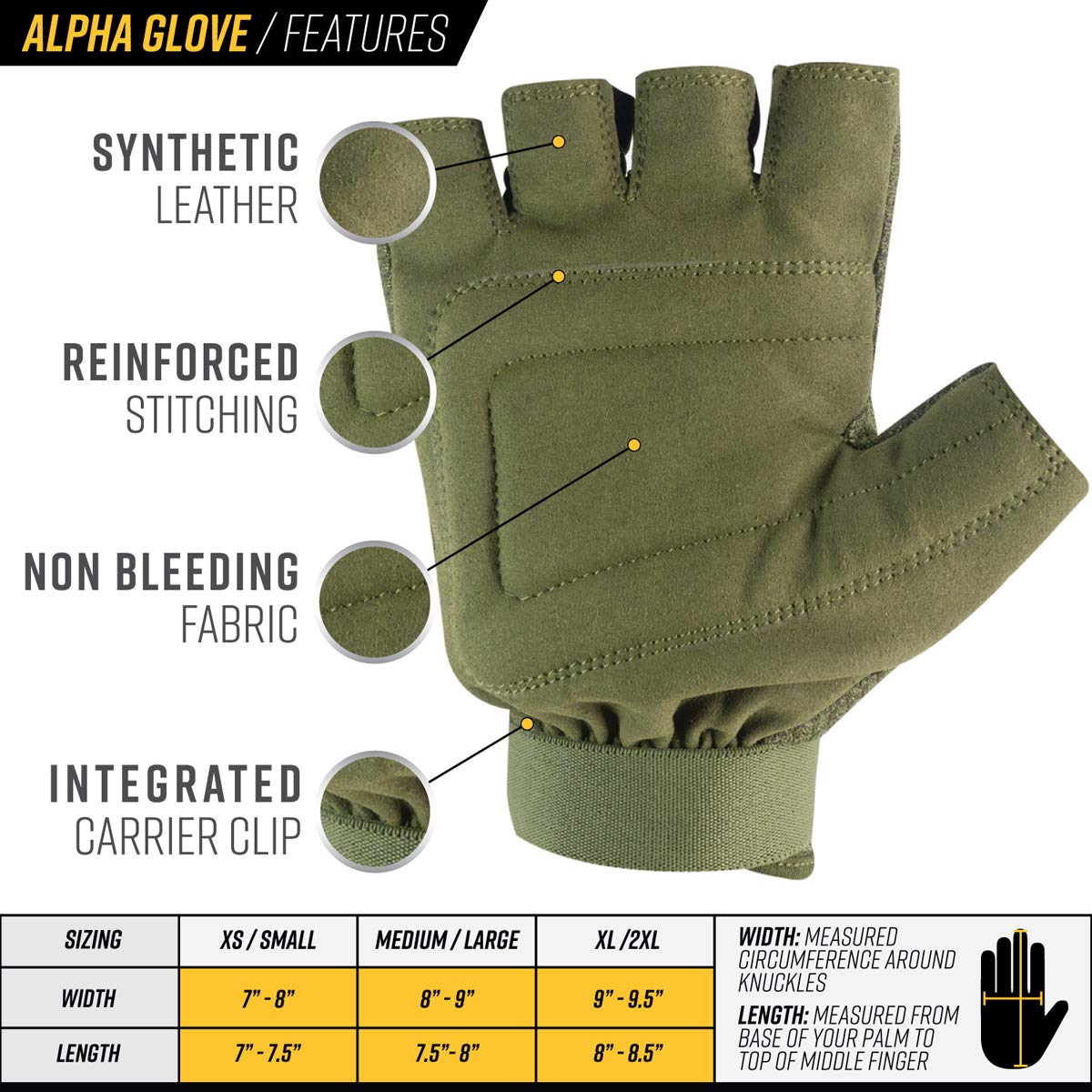 Valken Alpha Half Finger Gloves - Tactical & Airsoft Gloves for Shooting, Cycling & Outdoor Sports - Lightweight & Durable Fingerless Gloves for Men & Women