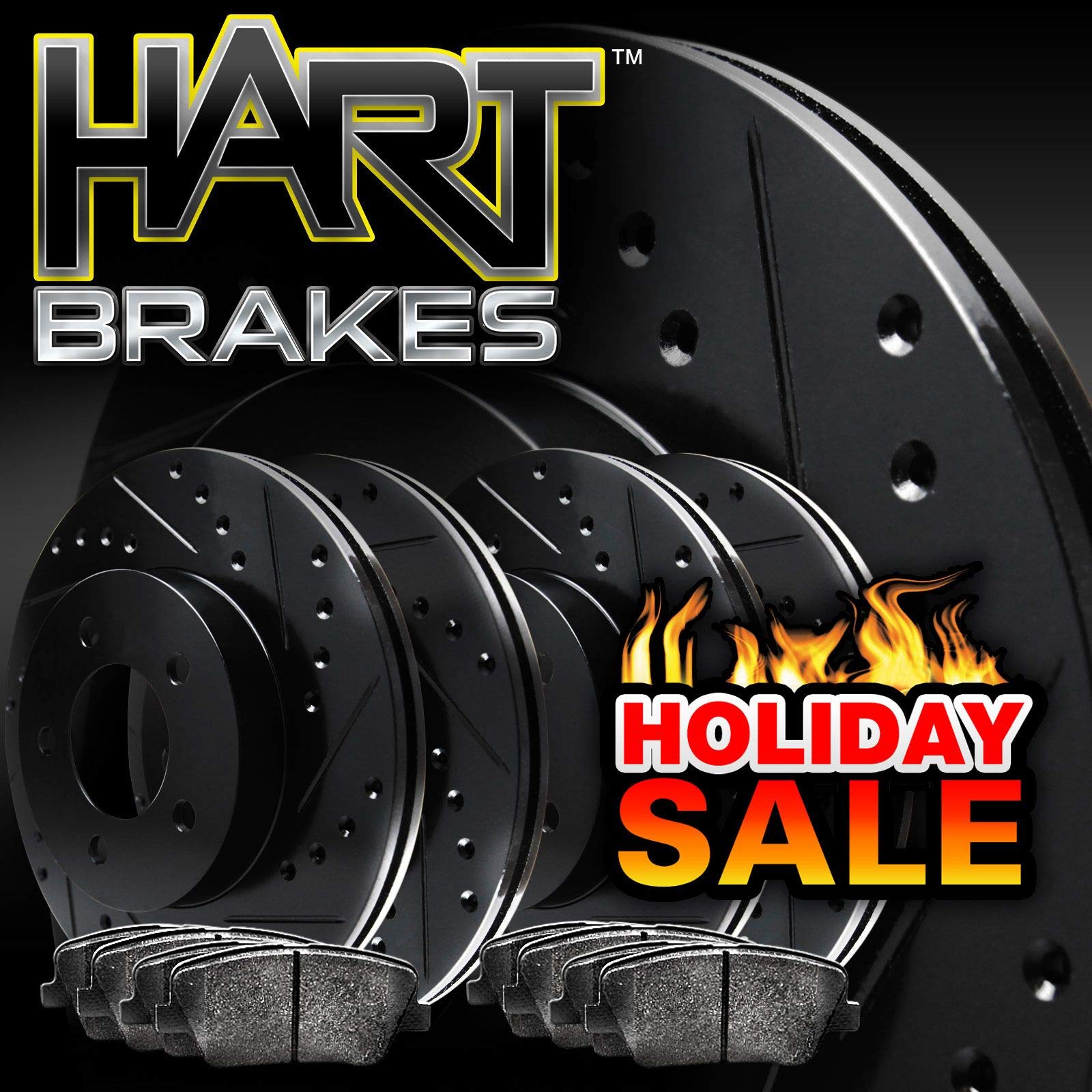 Premium Ceramic Brake Pads and Rotors Kit - Front & Rear - Compatible with 2015-2020 Volkswagen Passat | High-Performance Braking System for Smooth & Safe Driving | Ideal for Daily Commute, Highway Driving & Stop-and-Go Traffic