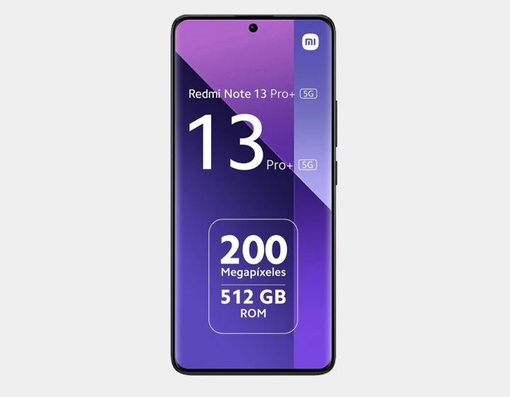 Xiaomi Redmi Note 13 Pro+ 5G Smartphone - 512GB ROM 12GB RAM - Dual SIM GSM Unlocked (Black) - Premium Performance for Gaming, Photography & Productivity