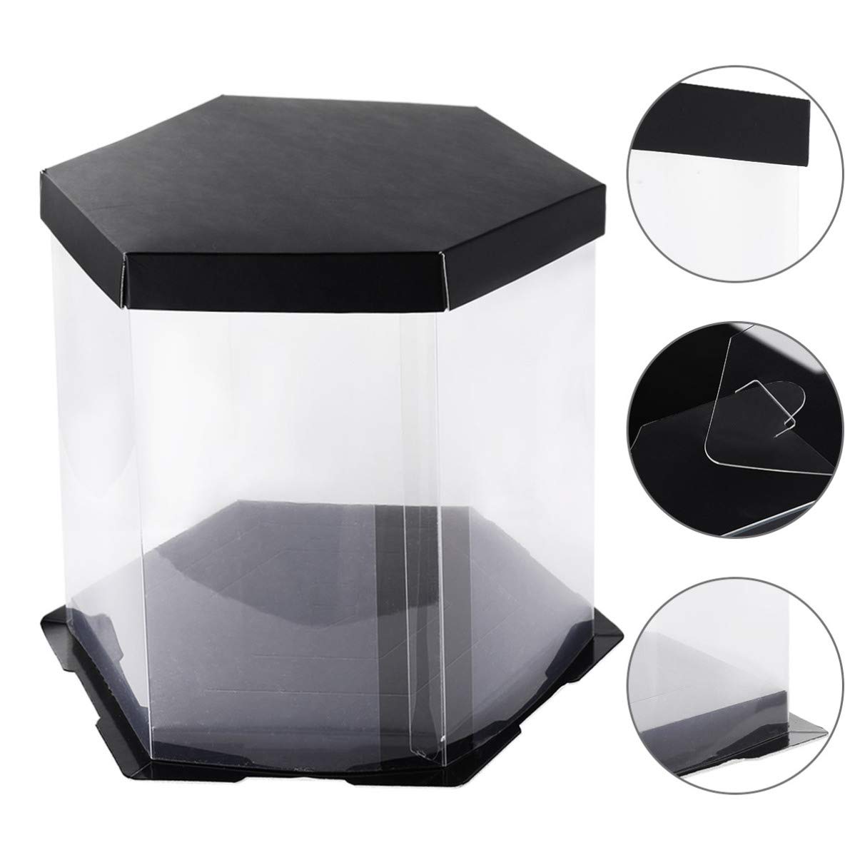 Hemoton 1-Piece Plastic Cake Storage Box - Bakery Wrapping Container for Birthday Cakes, Desserts & Pastries | Perfect for Home Baking, Party Treats & Professional Bakeries