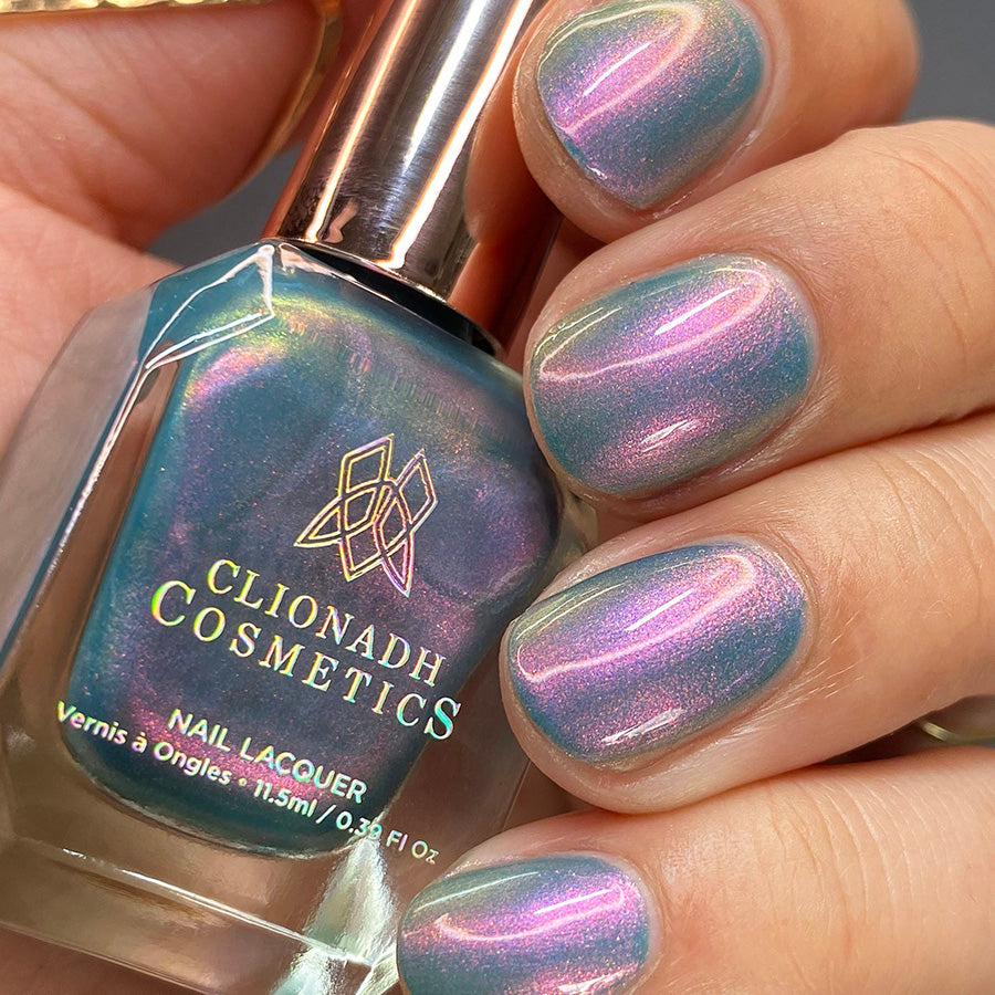 Stained Glass Collection Nail Polish Set of 5 Colors - Vibrant Long-Lasting Nail Lacquer for Gel Manicures & Nail Art Designs