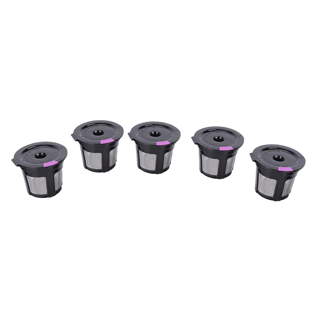 Premium PP Coffee Capsules - 5-Pack High Precision Filter for Keurig & Nespresso Machines | Perfect for Home Brewing, Office Use & Gifts