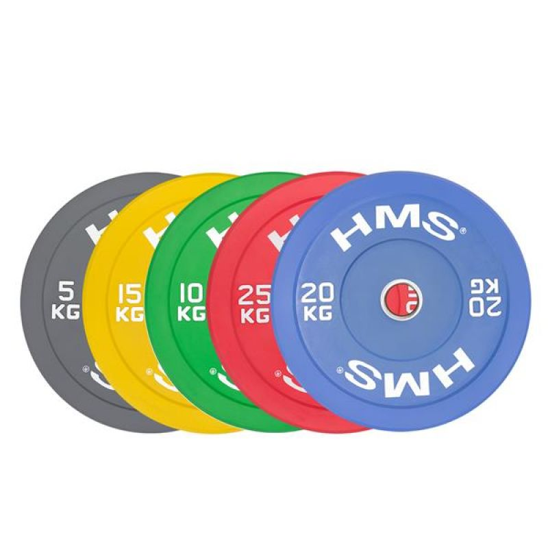 Olympic Bumper Plate 25kg (55lbs) - High-Quality Rubber Weight Plate for CrossFit, Powerlifting & Home Gym Workouts - Perfect for Strength Training & Fitness Enthusiasts