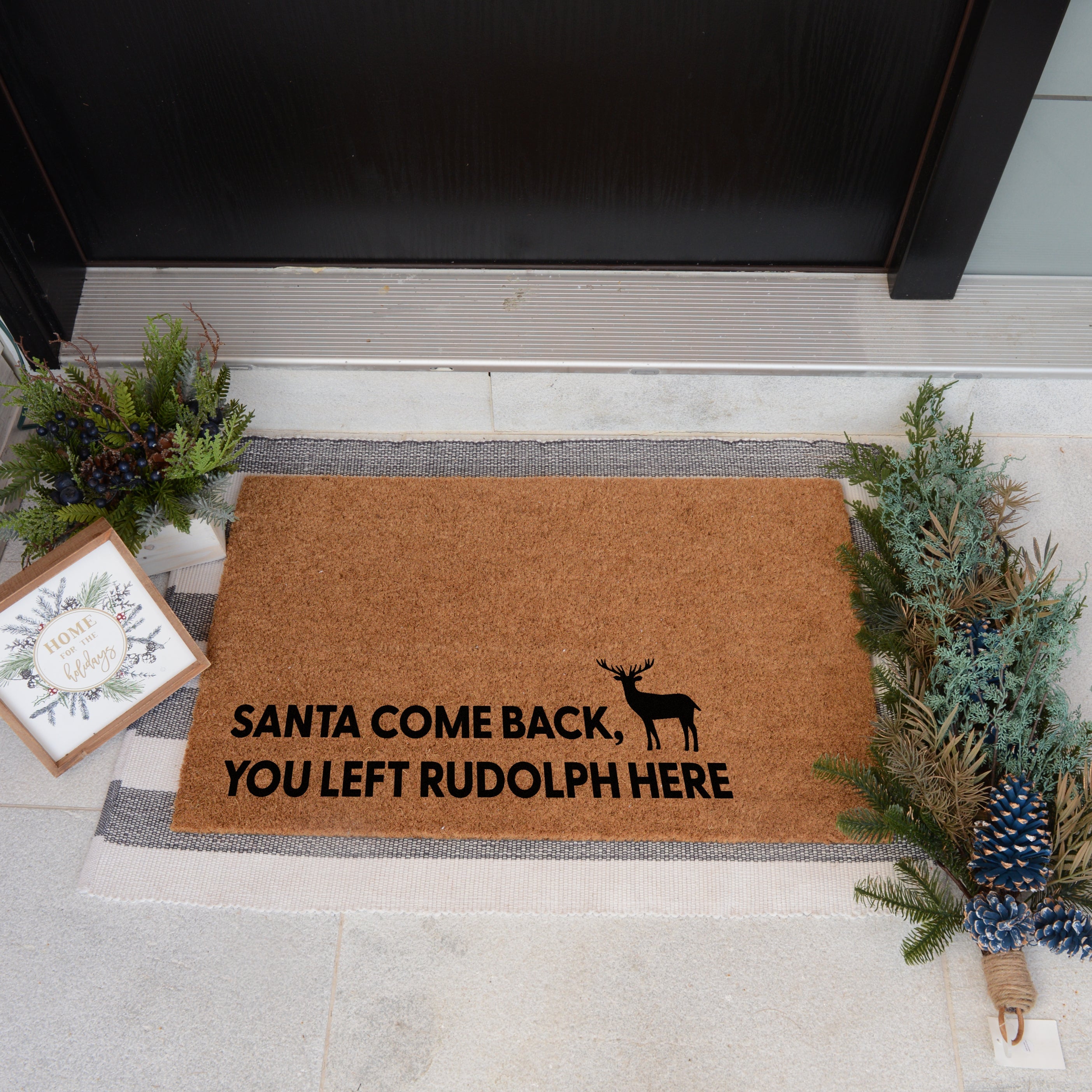 Santa Come Back - Christmas Holiday Decorations for Home, Party & Festive Celebrations | Perfect for Xmas Tree, Fireplace & Indoor Outdoor Decor