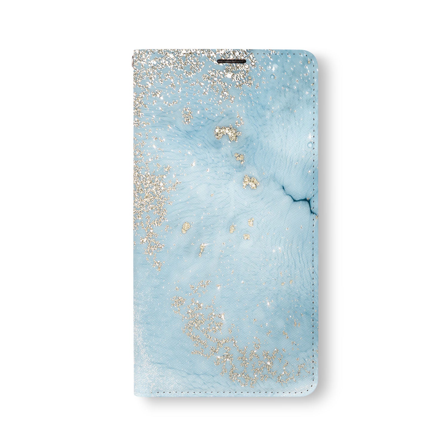 Samsung Wallet in Marble Gold - Slim RFID Blocking Card Holder for Credit Cards & IDs | Perfect for Travel, Business, and Everyday Use