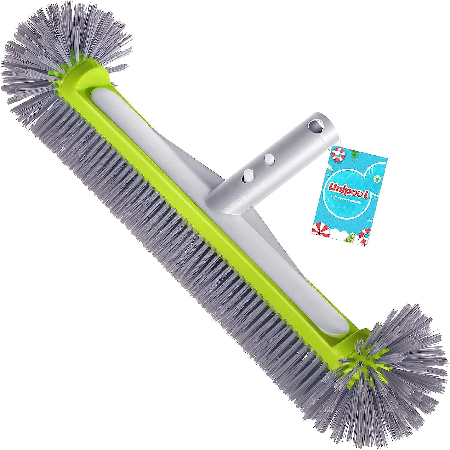Professional Swimming Pool Brush Head with Round Ends - 17.5