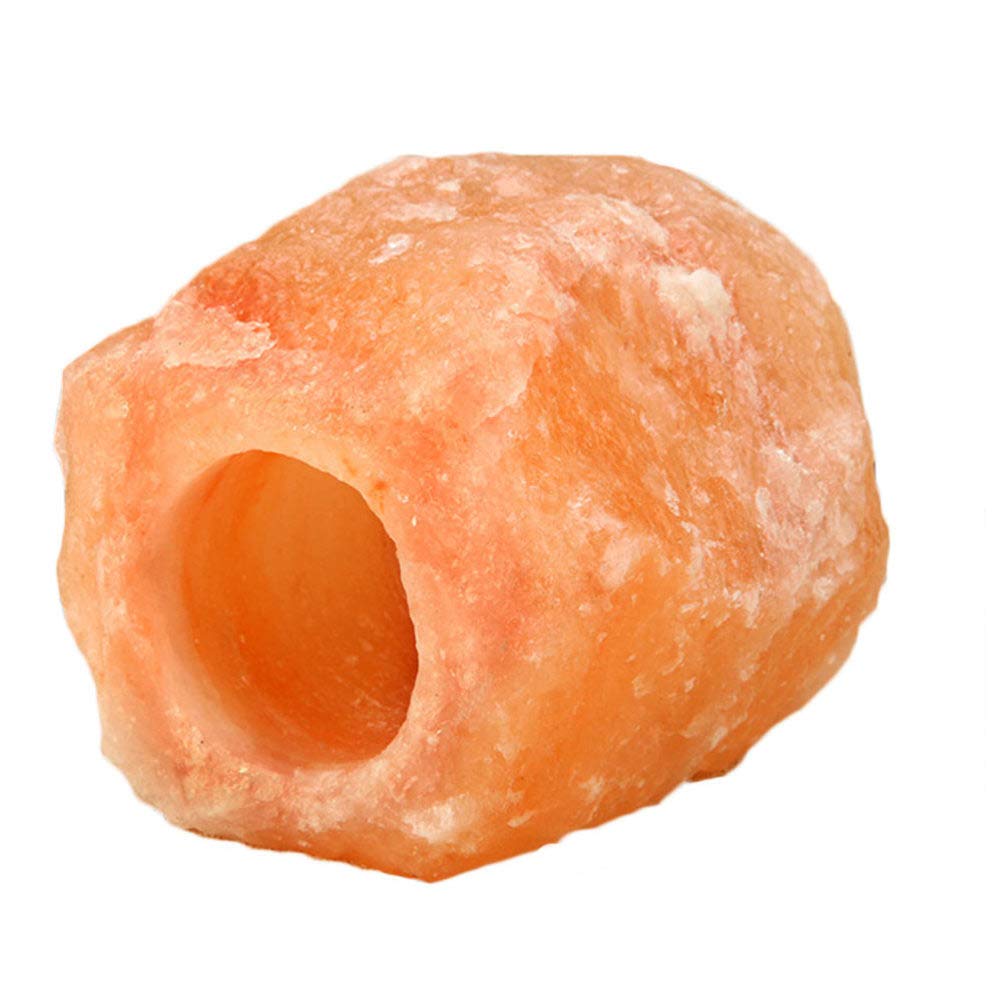 Best Himalayan Salt Tea Light Candle Holder - Natural Aroma Candlestick for Christmas, Wedding & Party Decor - Orange Night Light for Relaxation & Home Ambiance