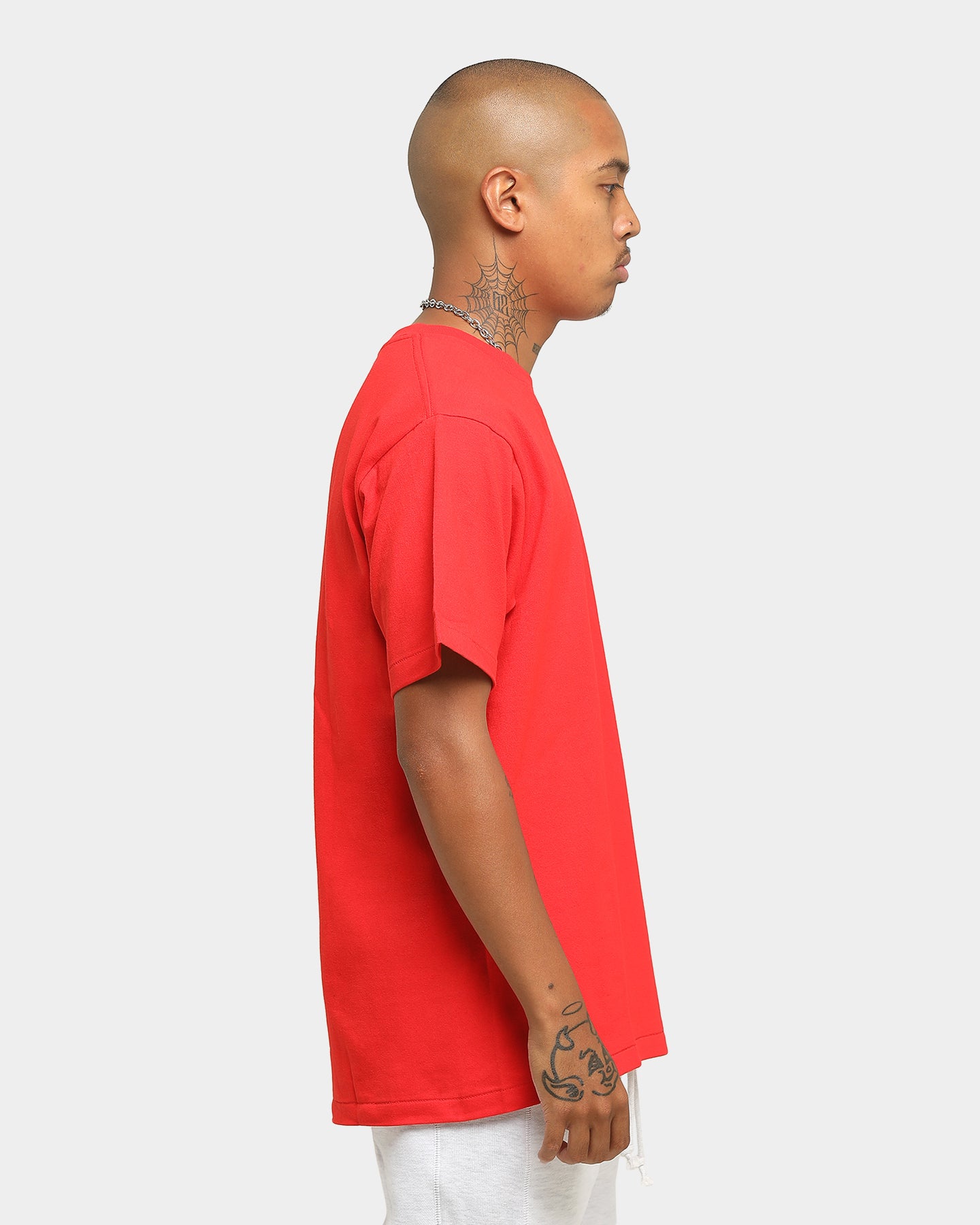 BAPE Men's Ape Head Logo Short Sleeve T-Shirt - Red Cotton Streetwear Tee for Casual Wear & Urban Fashion