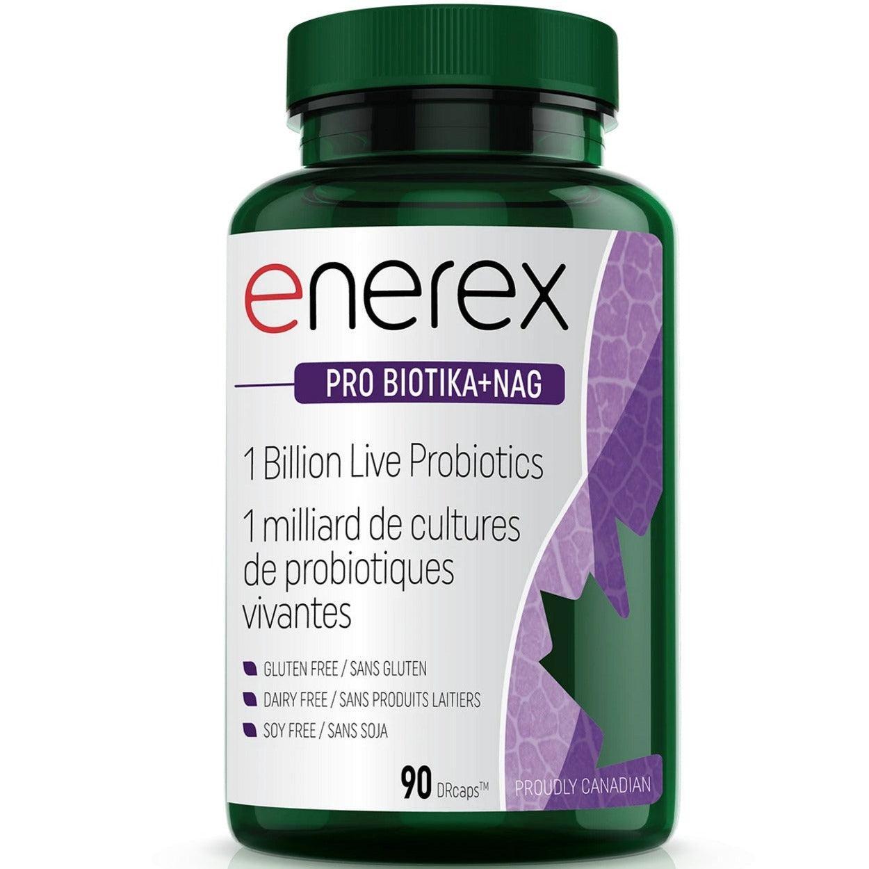Enerex Pro Biotika + NAG 90 Capsules - Digestive & Immune Support Supplement - Expiry November 2025 - Ideal for Gut Health & Wellness Routine