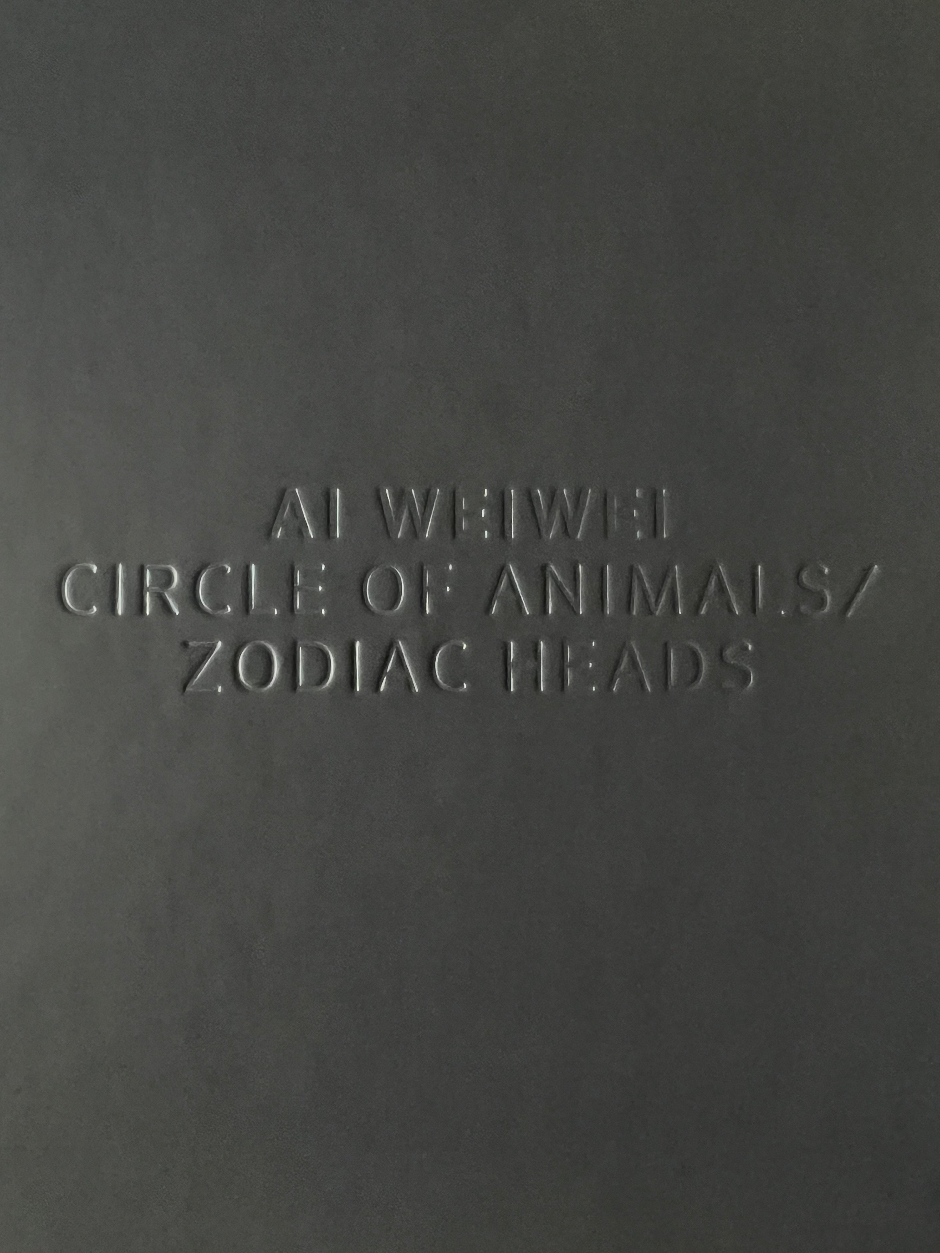 Ai Weiwei Circle of Animals/Zodiac Heads Sculpture - Limited Edition Art Collectible for Home Decor & Office Display