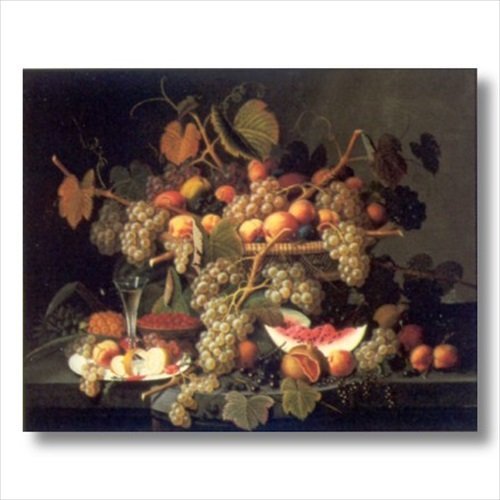 French Wine Grapes Tuscan Contemporary Wall Art Print - Perfect for Kitchen, Dining Room & Home Decor