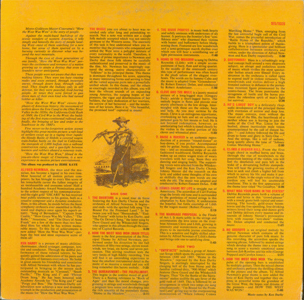 How The West Was Won Original Soundtrack LP Album (VG+) - Alfred Newman, Debbie Reynolds, Ken Darby - Classic Western Movie Vinyl Record for Collectors & Music Enthusiasts