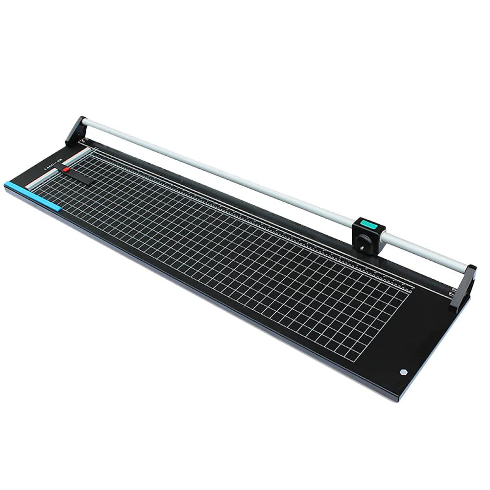 48 Inch Precision Rotary Paper Trimmer - Professional Photo Paper Cutter for Scrapbooking, Crafting & Office Use - Heavy Duty Cutting Tool for Cardstock, Photos & Documents