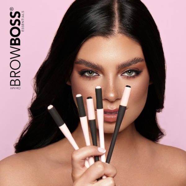 OHMYBROW BOSS Eco-Friendly Eyebrow Grooming Kit - Vegan & Cruelty-Free Brow Styling Tools for Perfect Arches | At-Home & Professional Salon Use