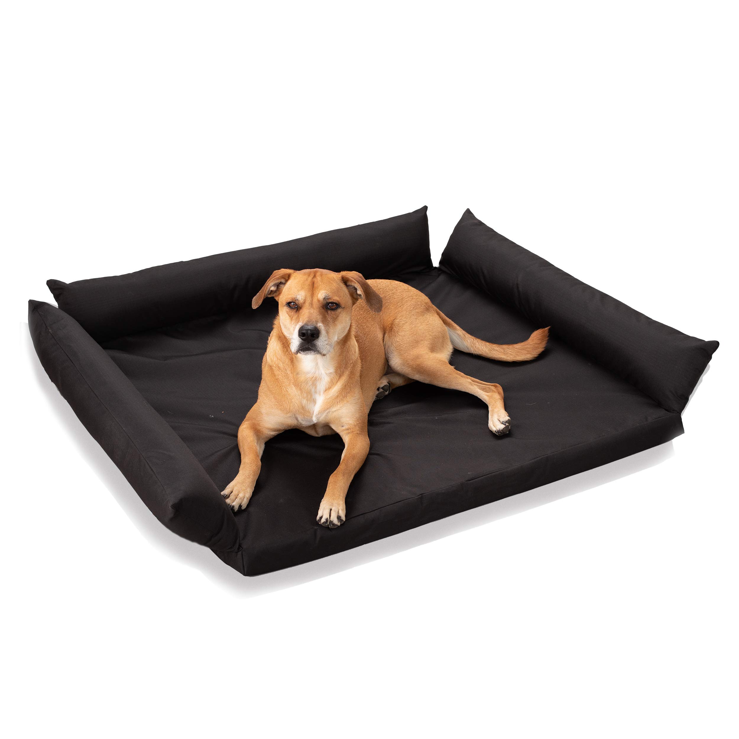 Snoozer Pet Car Seat Cover for SUV - Waterproof & Non-Slip Dog Cargo Liner with Seat Belt Loop - Perfect for Travel, Camping & Road Trips with Pets