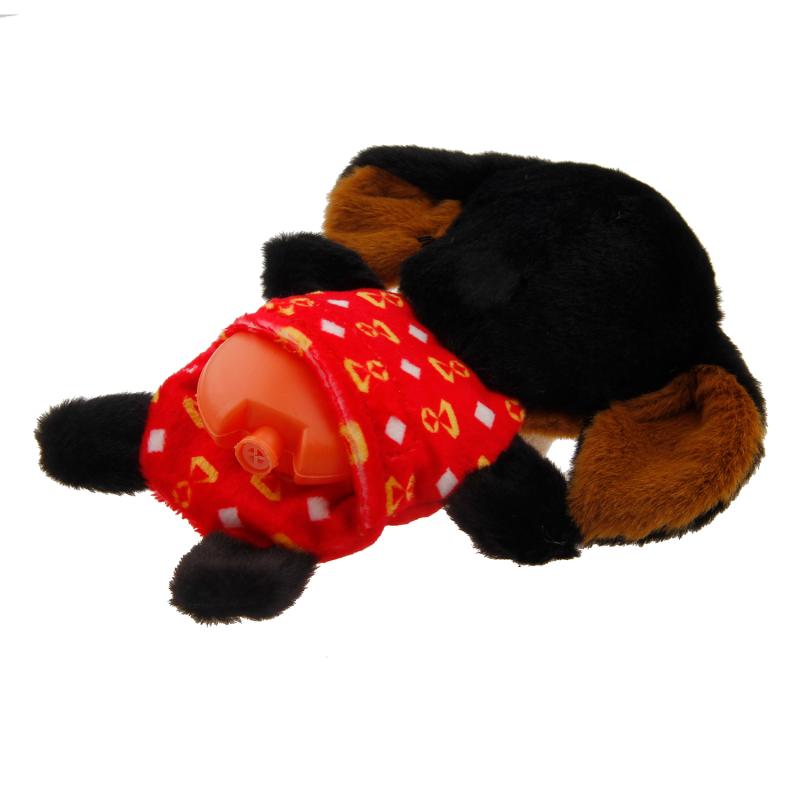 Misoko Limited Edition Dachshund Squeaky Pluff Dog Toy - Soft Plush Chew Toy for Small Breed Dogs & Puppies - Perfect for Playtime, Training & Cuddling