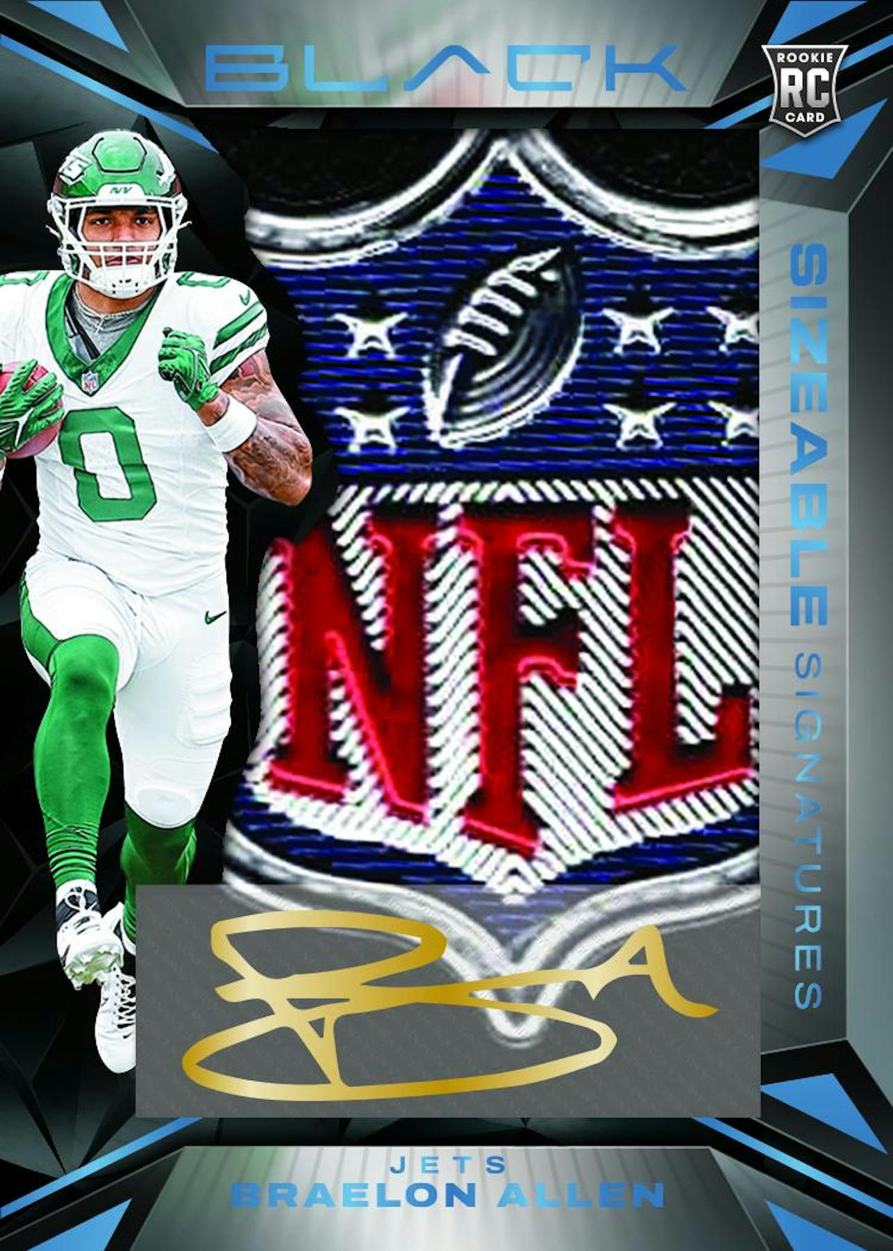 2024 Panini Black Football Hobby Box - Premium Collectible Trading Cards for NFL Fans | Perfect for Sports Memorabilia Collections & Fantasy Football Gifts