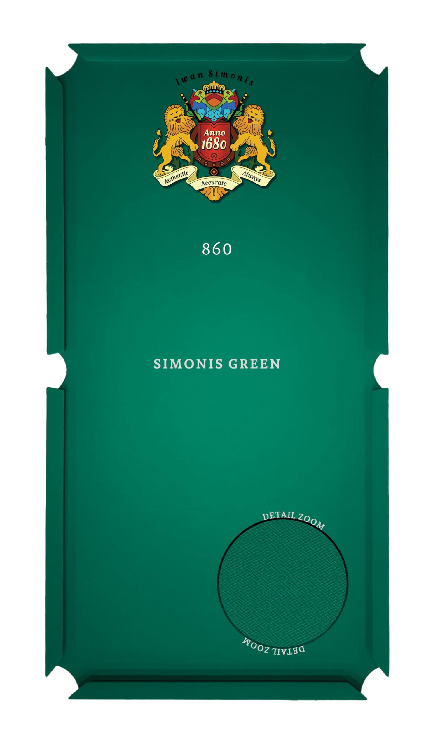 Simonis 860 Pool Table Cloth Replacement Kit for 8 FT Tables - Precut Bed & Rail Cloth, Horsehair Brush, Spots & Chalk (Simonis Green) | Professional Billiard Accessories for Home Game Rooms & Bars
