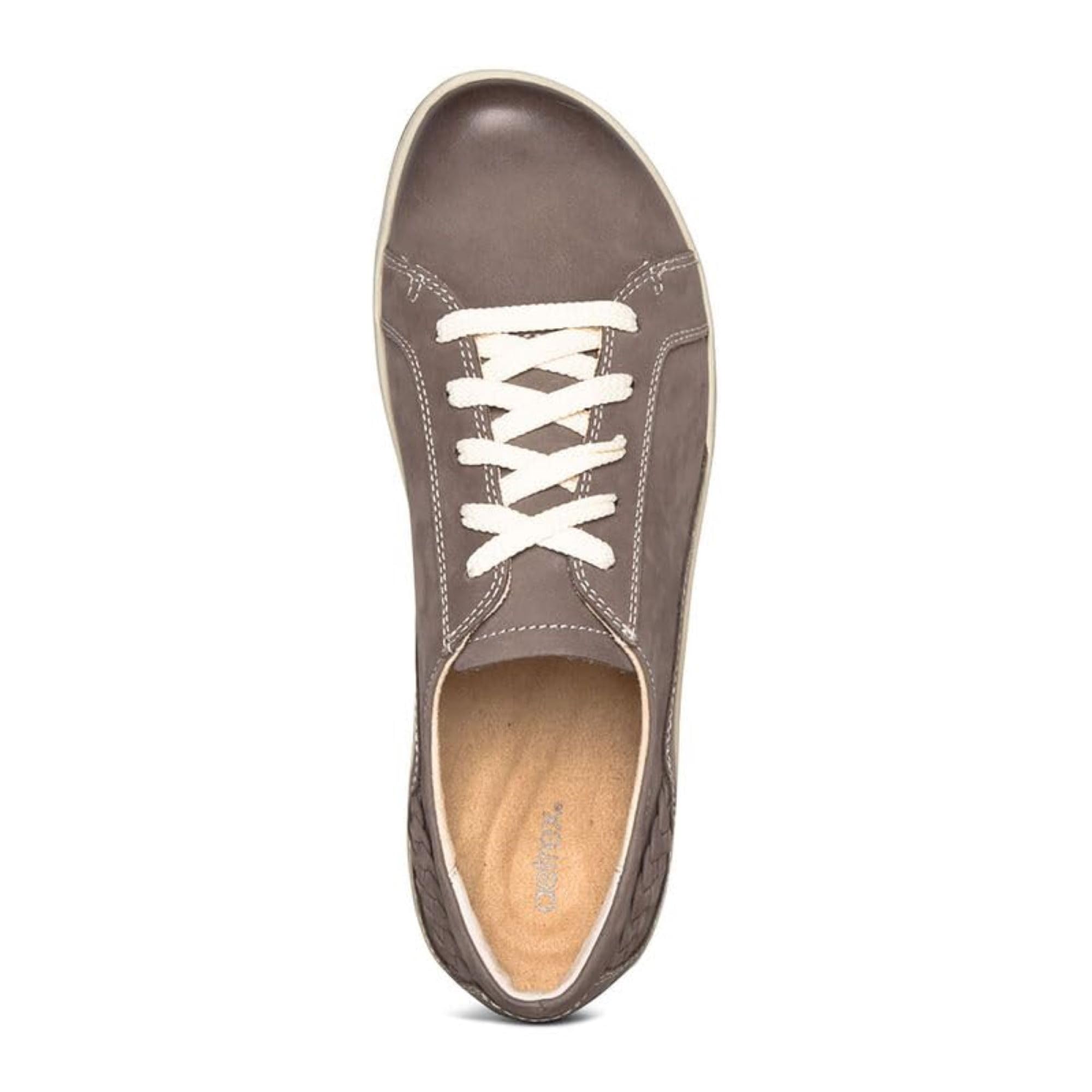 Aetrex Women's Dana Orthopedic Lace-Up Oxford Leather Shoes - Lightweight Casual Sneakers with Arch Support for Comfort | Perfect for Walking, Work & Everyday Wear