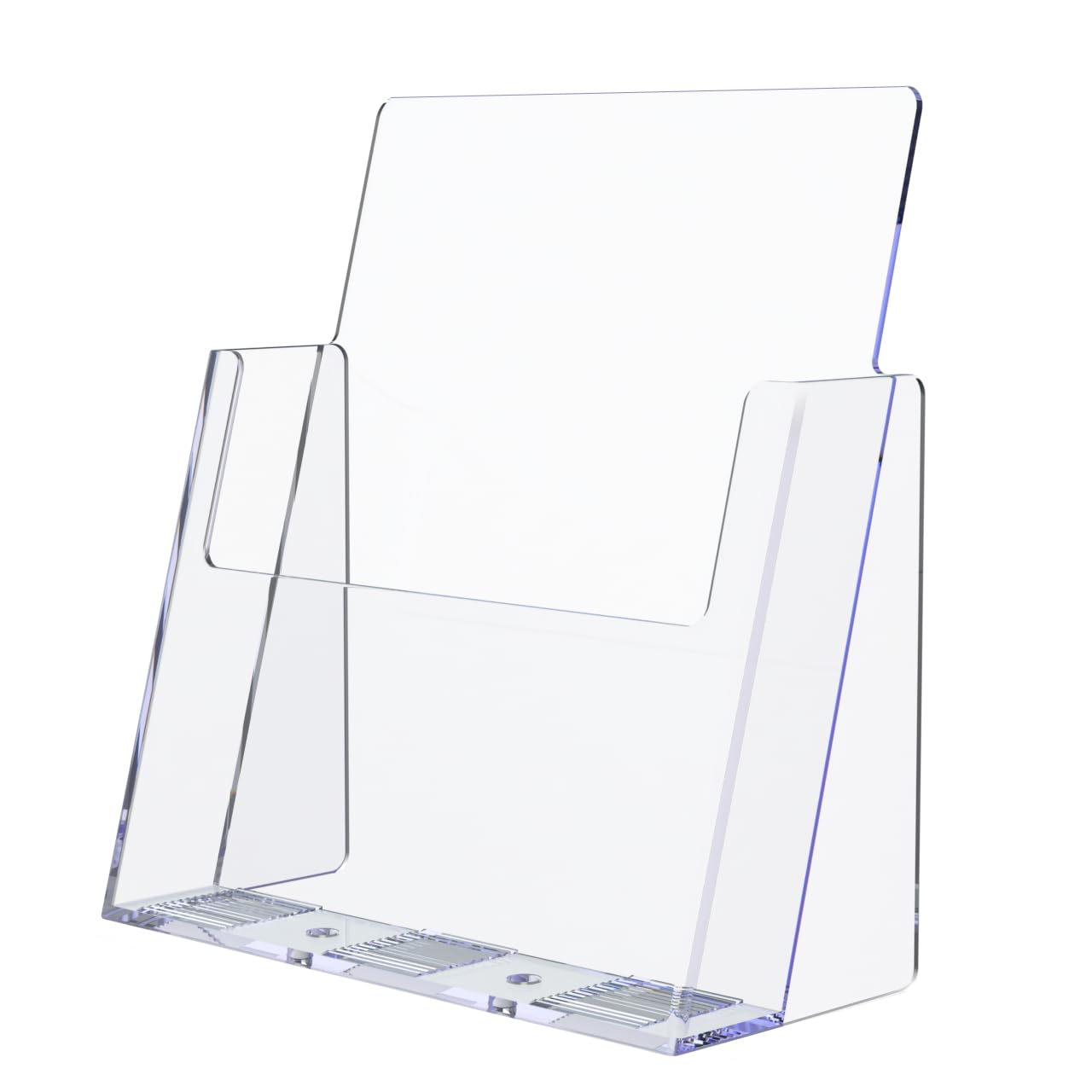 25 Pack Clear Acrylic Magazine Holders - 8.5