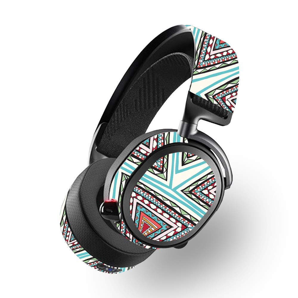SteelSeries Arctis Pro Wireless Skin - Aztec Pyramids Design | Protective Vinyl Decal Wrap Cover | Durable, Easy to Apply & Remove | Made in USA | Perfect for Gaming & Travel Protection