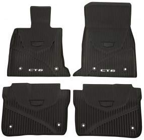 GM 84025489 All-Weather Floor Mats - Durable Car Floor Liners for Trucks, SUVs, Sedans | Perfect for Mud, Snow, Rain Protection & Easy Cleaning