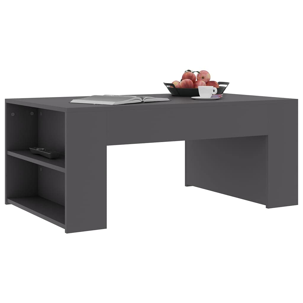 CHARMMA Modern Gray Coffee Table 39.4