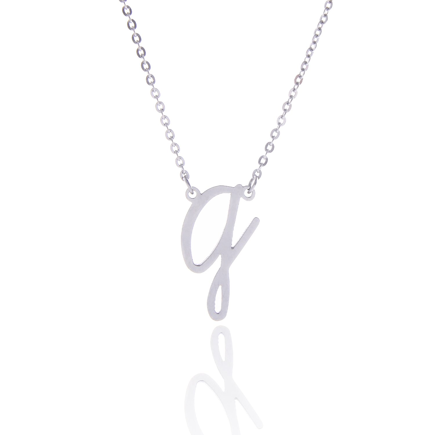 AOLO Initial G Necklace for Women - Stainless Steel Personalized Name Pendant - Perfect Gift for Girlfriend, Wife, Daughter - Great for Birthdays, Anniversaries & Valentine's Day