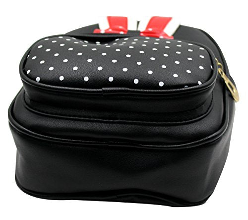 Aibearty Cute Mini Backpack for Women & Girls - Small Shoulder Bag with Bowknot Ears - Perfect for School, Travel, and Everyday Use