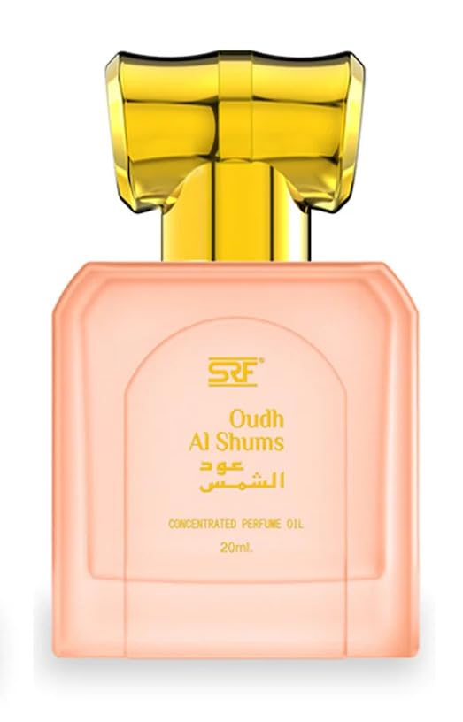 Premium SRF Oudh Al Shums Alcohol-Free Perfume Roll-On Attar (Itr) - 20ml Long-Lasting Fragrance Oil for Men & Women - Perfect for Daily Wear, Special Occasions & Gift Giving