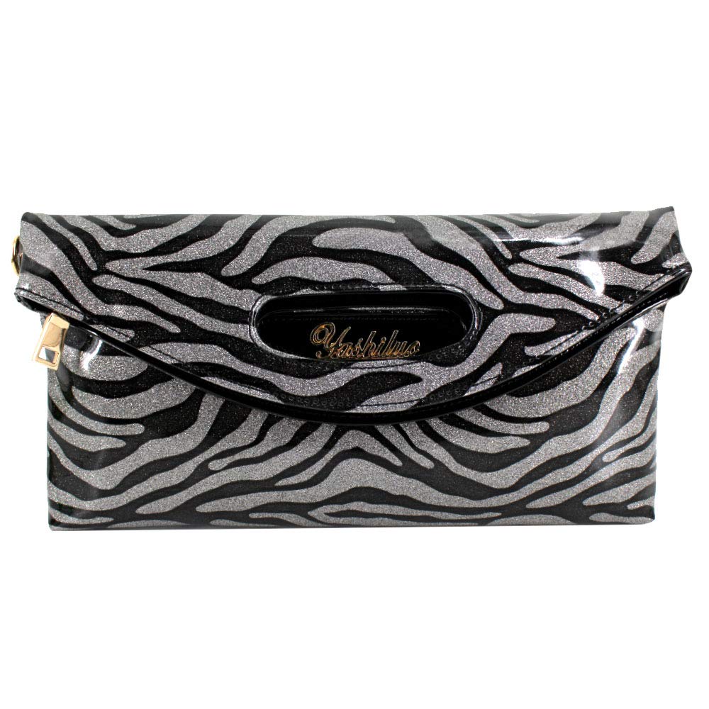 ZLMBAGUS Women's Patent Leather Evening Handbag - Elegant Clutch Purse for Prom, Wedding & Special Occasions - Shoulder & Crossbody Bag - Perfect for Parties, Date Nights & Formal Events