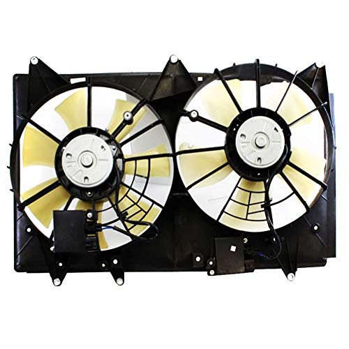 RAREELECTRICAL New Cooling Fan Compatible With Mazda CX-7 Touring Sport 2.3L 2009 - Part Numbers L33L-15-025H, L33L15025H, MA3115139 - Perfect for Engine Overheating Prevention & Summer Driving