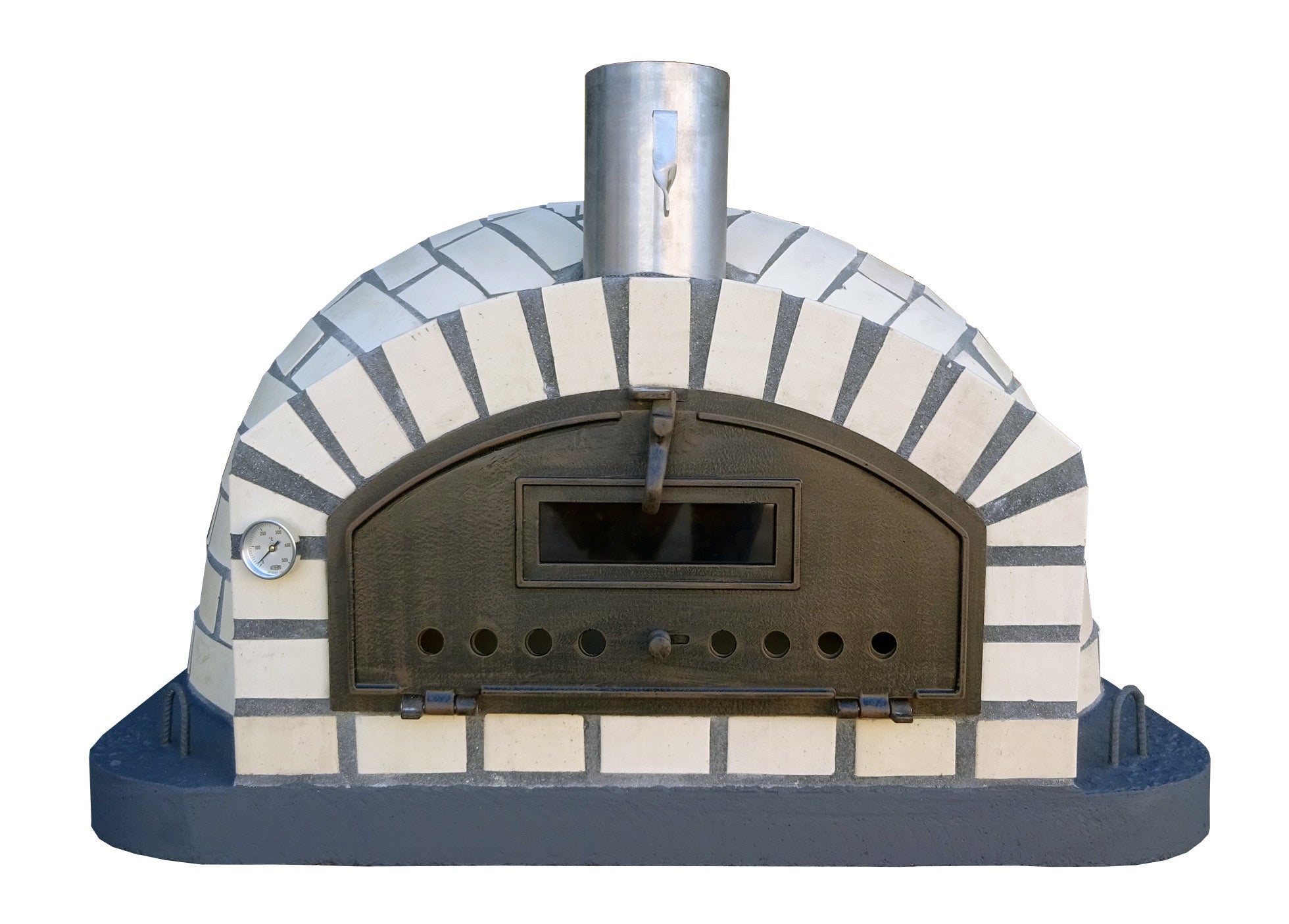 Premium ROMA PIZZAIOLI Hybrid Pizza Oven - Professional Indoor/Outdoor Wood & Gas Pizza Maker for Restaurant-Quality Pies - Perfect for Backyard Parties, Italian Cooking & Outdoor Entertaining