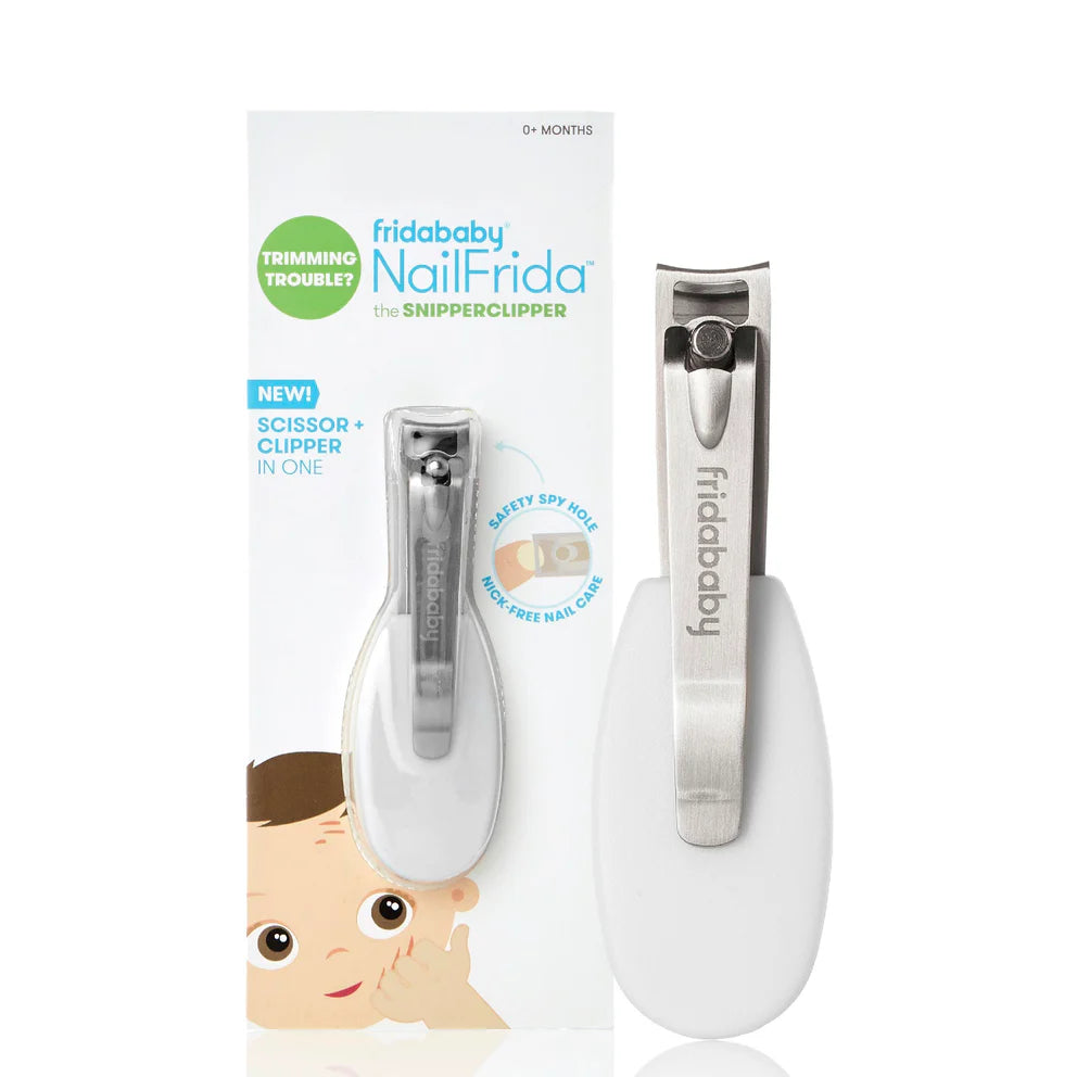 NailFrida The SnipperClipper Solo - Baby Nail Clipper with Safety Guard | Safe & Easy Newborn Nail Trimming for Parents | Perfect for Travel & Home Use