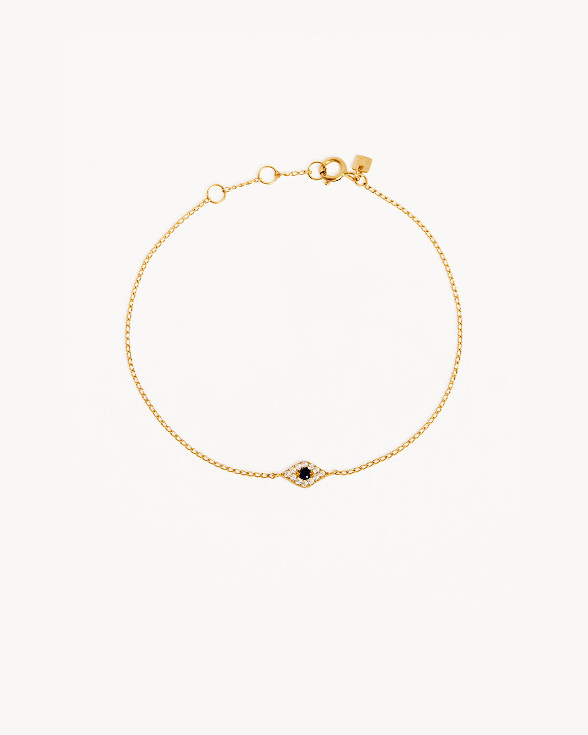 14K Solid Gold Evil Eye Bracelet for Women - Protection Jewelry for Good Luck & Positive Energy - Perfect for Gifts, Meditation & Everyday Wear