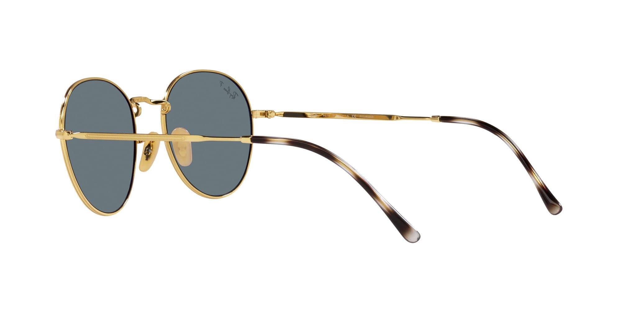 Ray-Ban RB3582 David Round Polarized Sunglasses for Men & Women - Classic Retro Style UV Protection - Perfect for Driving, Beach & Outdoor Activities
