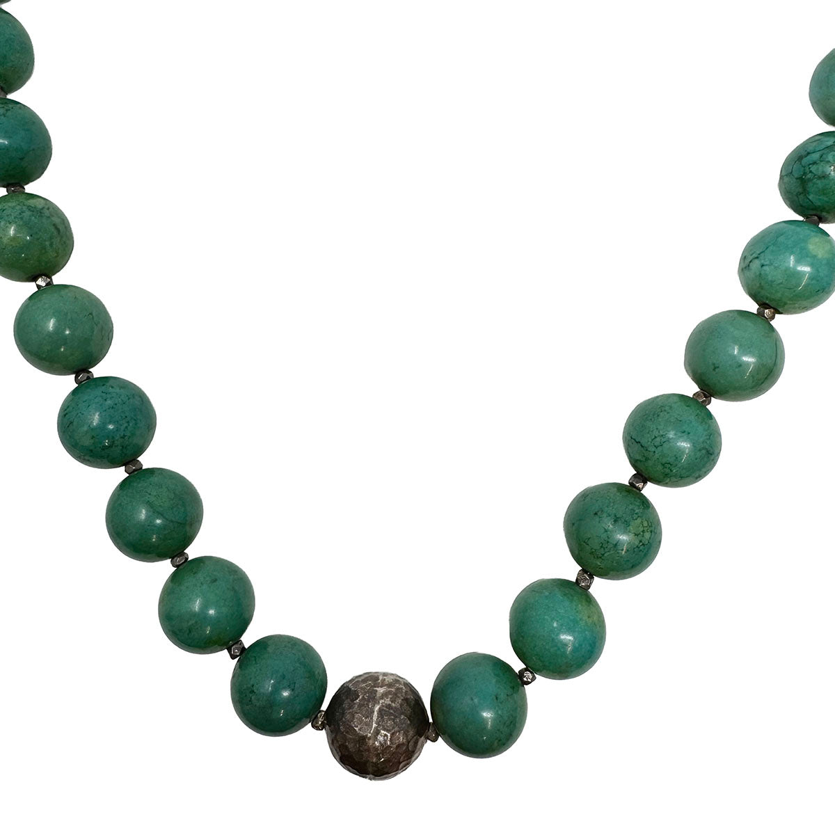 20 Magnasite Bead Necklace for Women - Natural Stone Healing Jewelry for Meditation, Chakra Balancing & Spiritual Protection - Perfect for Yoga, Reiki & Energy Work