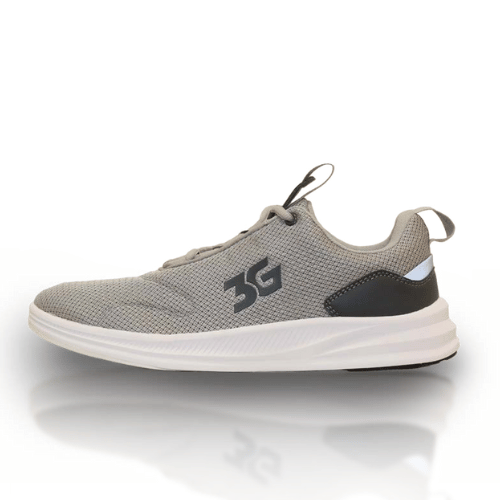 Unisex 3G Kicks II Grey Bowling Shoes - Comfortable & Durable for Men & Women - Perfect for League Play, Casual Bowling & Shoe Rental Replacement